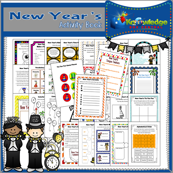New Year's Activity Book
