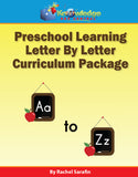 Preschool Learning Letter By Letter Activity Books