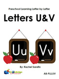 Preschool Learning Letter By Letter Activity Books