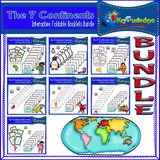 The 7 Continents Interactive Foldable Booklets