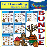 Fall Counting Clip Cards