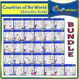 Countries of the World Interactive Foldable Booklets