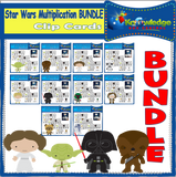 Star Wars Multiplication Clip Cards