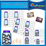 Halloween Counting Clip Cards