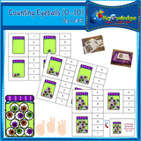 Halloween Counting Clip Cards