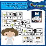 Star Wars Multiplication Clip Cards
