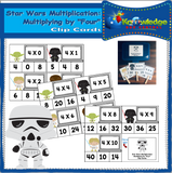 Star Wars Multiplication Clip Cards