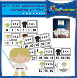 Star Wars Multiplication Clip Cards