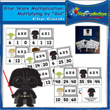 Star Wars Multiplication Clip Cards