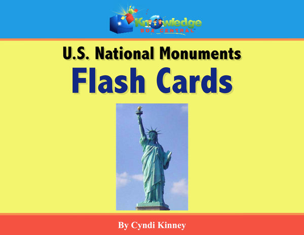 US National Monuments Flash Cards