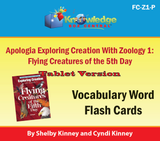 Apologia Exploring Creation with Zoology 1: Flying Creatures of the 5th Day Lapbook Package (Lessons 1-14)