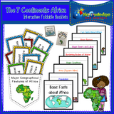 The 7 Continents Interactive Foldable Booklets