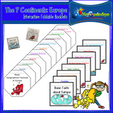 The 7 Continents Interactive Foldable Booklets