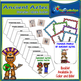 Ancient Aztec Interactive Foldable Booklets