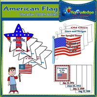 American Flag Interactive Foldable Booklets