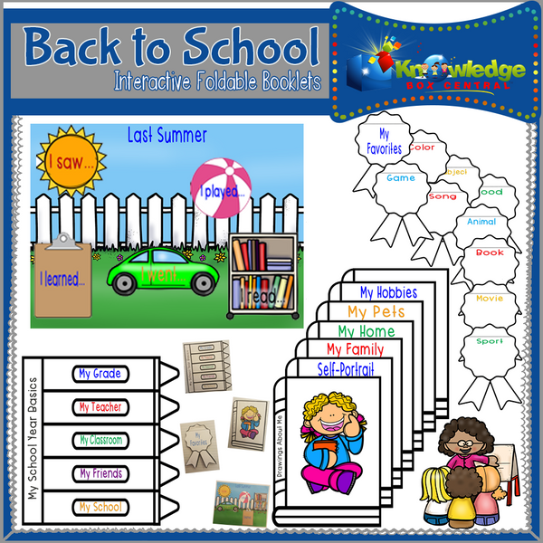 Back to School Interactive Foldable Booklets