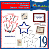 Constitutional Amendments Interactive Foldable Booklets Amendments 1-27