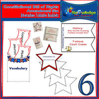 Constitutional Amendments Interactive Foldable Booklets Amendments 1-27