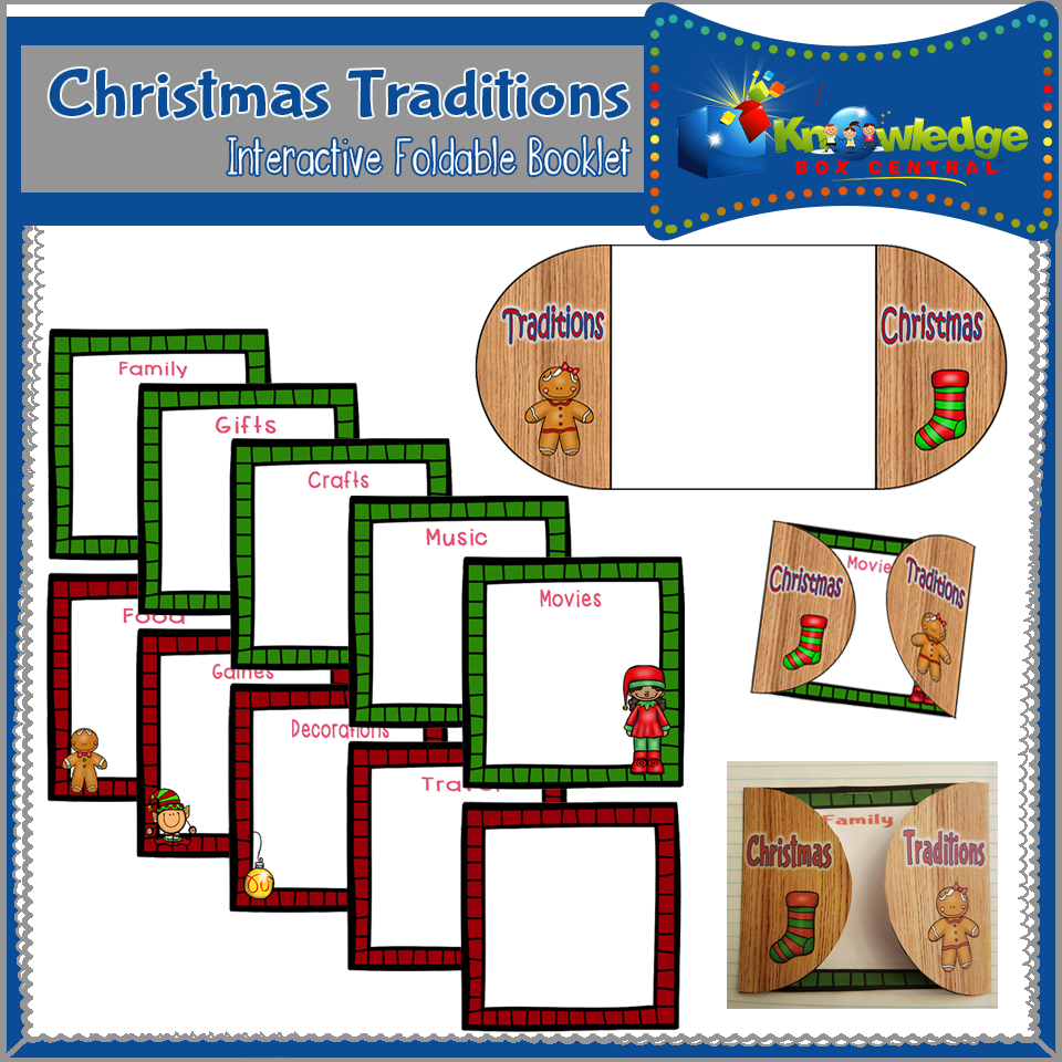 Christmas Traditions Interactive Foldable Booklets – Knowledge Box Central