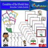 Countries of the World Interactive Foldable Booklets