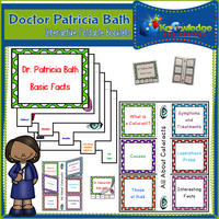 Doctor Patricia Bath Interactive Foldable Booklets