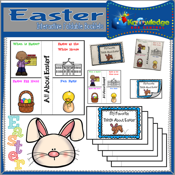 Easter Interactive Foldable Booklets
