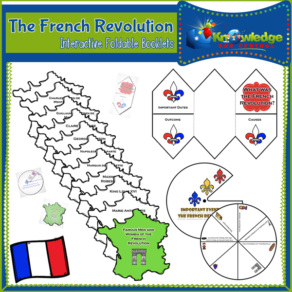 French Revolution Interactive Foldable Booklets
