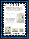 Geometry: Squares & Rectangles Interactive Foldable Booklets