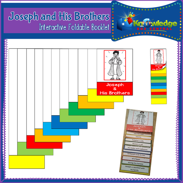 Joseph & His Brothers Interactive Foldable Booklets