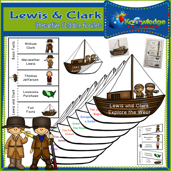 Lewis & Clark Interactive Foldable Booklets