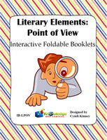 Literary Elements: POINT OF VIEW Interactive Foldable Booklets