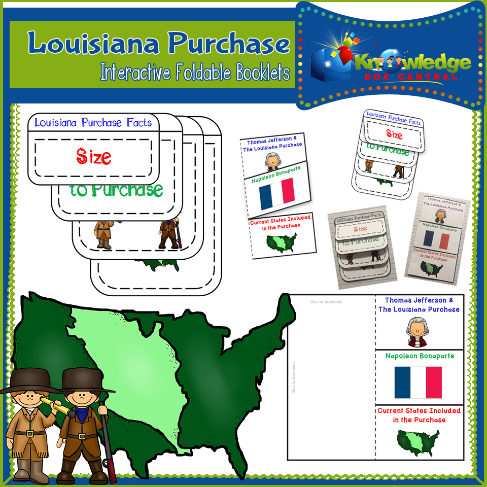 Louisiana Purchase Interactive Foldable Booklets Knowledge Box Central