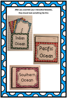 Oceans of the World Interactive Foldable Booklets