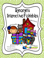Synonyms Interactive Foldable Booklets