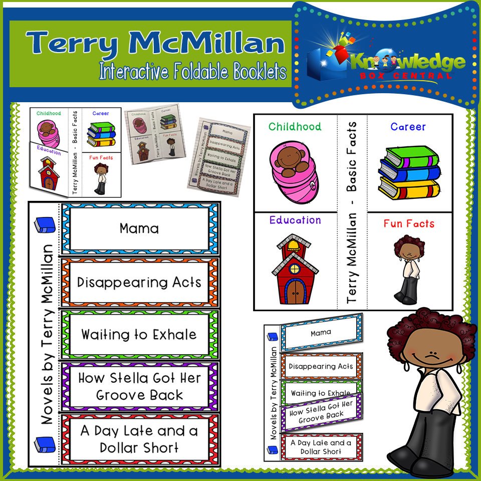 Terry McMillan Interactive Foldable Booklets – Knowledge Box Central