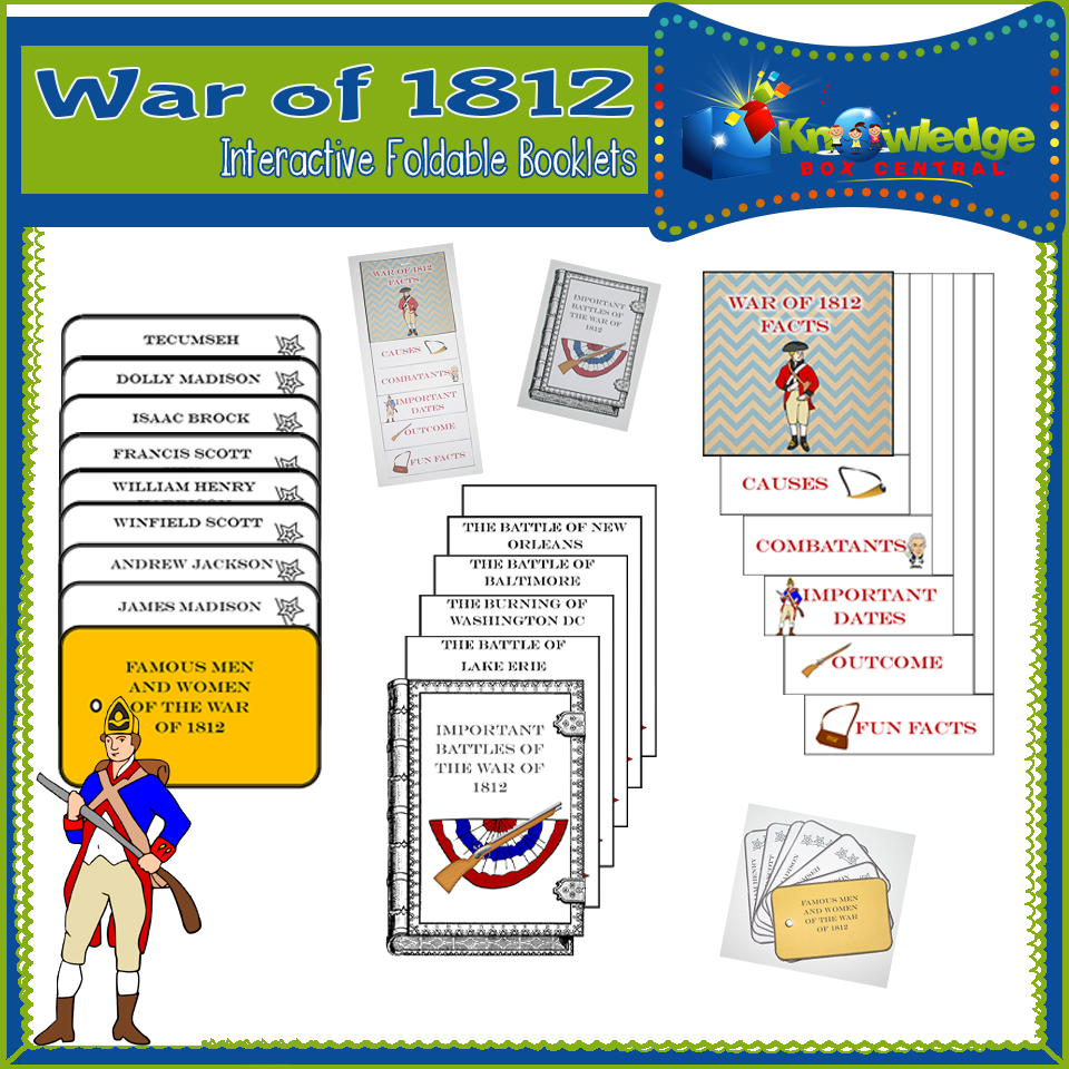 War Of 1812 Lapbook – Knowledge Box Central