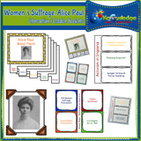 Women's Suffrage: Alice Paul Interactive Foldable Booklets