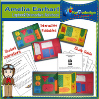 Amelia Earhart Lapbook / Interactive Notebook