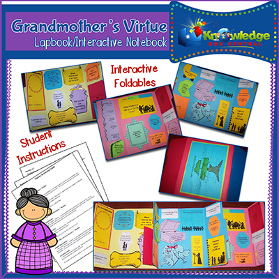 Grandmother's Virtues Interview Lapbook