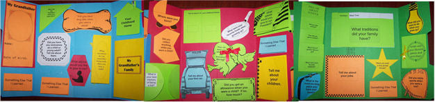Grandfather's Wisdom Interview Lapbook - PRINTED – Knowledge Box Central