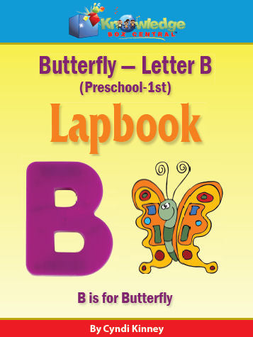 Butterfly Letter B Lapbook (PreK-1st)