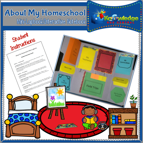 About My Homeschool Mini-Lapbook / Interactive Notebook