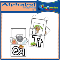 Alphabet Sorting Pockets Q-T