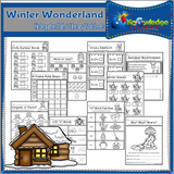 Christmas Kindergarten Math & Literacy Worksheets