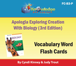 Purchase Any Apologia Item and Get FREE E-Flashcards!