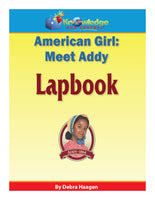 American Girl:  Meet Addy  Lapbook - PRINTED