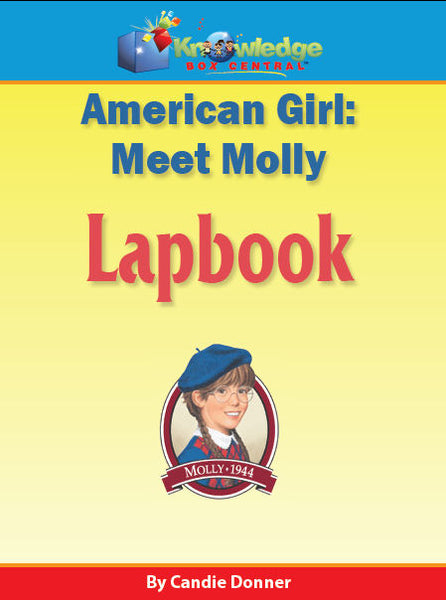 American Girl: Meet Molly Lapbook - PRINTED