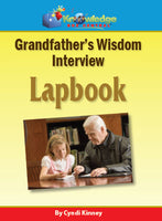 Grandfather's Wisdom Interview Lapbook - PRINTED