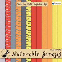 Autumn Days Digital Scrapbooking Papers
