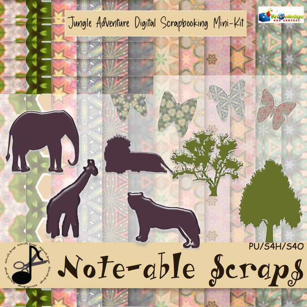 Jungle Adventure Scrapbooking Mini-Kit